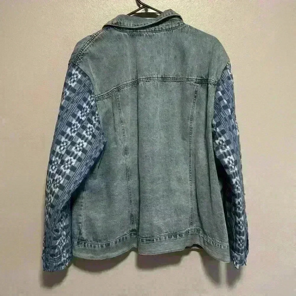 Kensie Vintage LUXE Jean jacket XL NWT - Picture 6 of 6